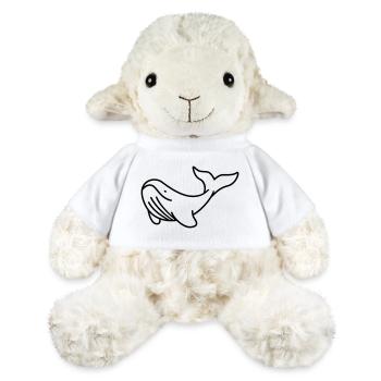 Majestic Whale – Ocean & Animal Welfare Design - MiniFeet® Sheep Annika - white - Front