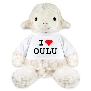 Ich liebe Oulu - I love Oulu - MiniFeet® Sheep Annika - white - Front