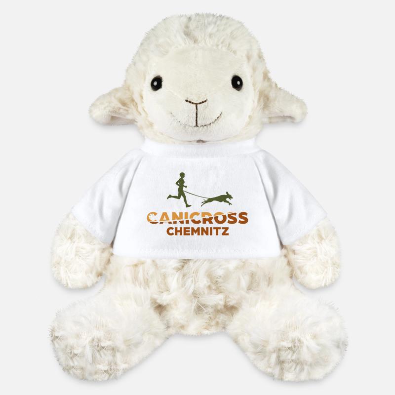 Canicross Chemnitz - Mouton en peluche Annika MiniFeet® - blanc