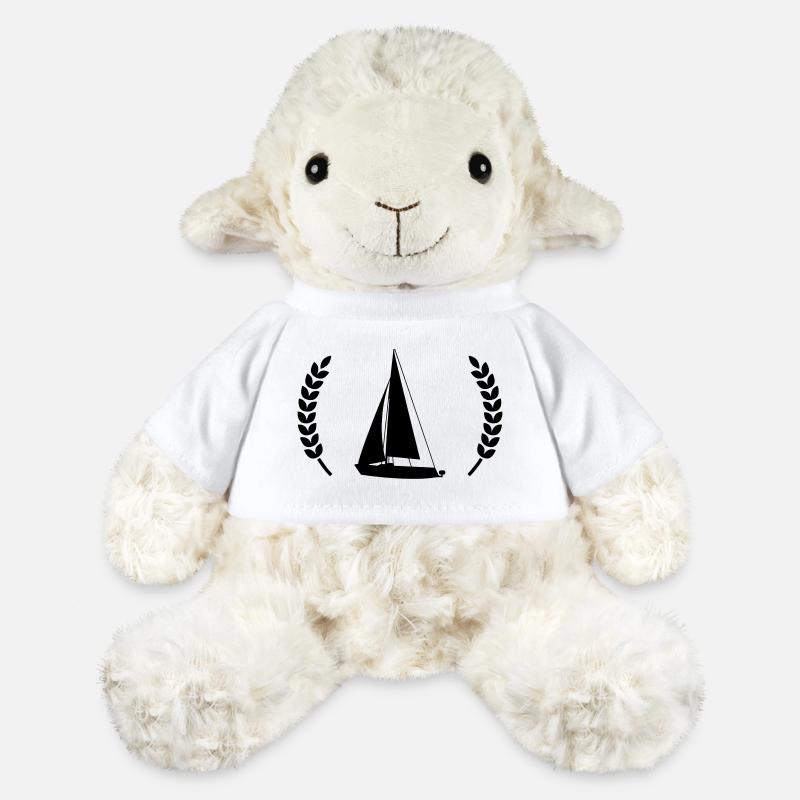 Segelboot - MiniFeet® Schaf Annika - Weiß