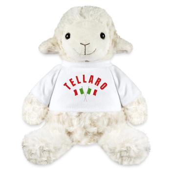 Croix du drapeau italien de Tellaro - Mouton en peluche Annika MiniFeet® - blanc - Devant