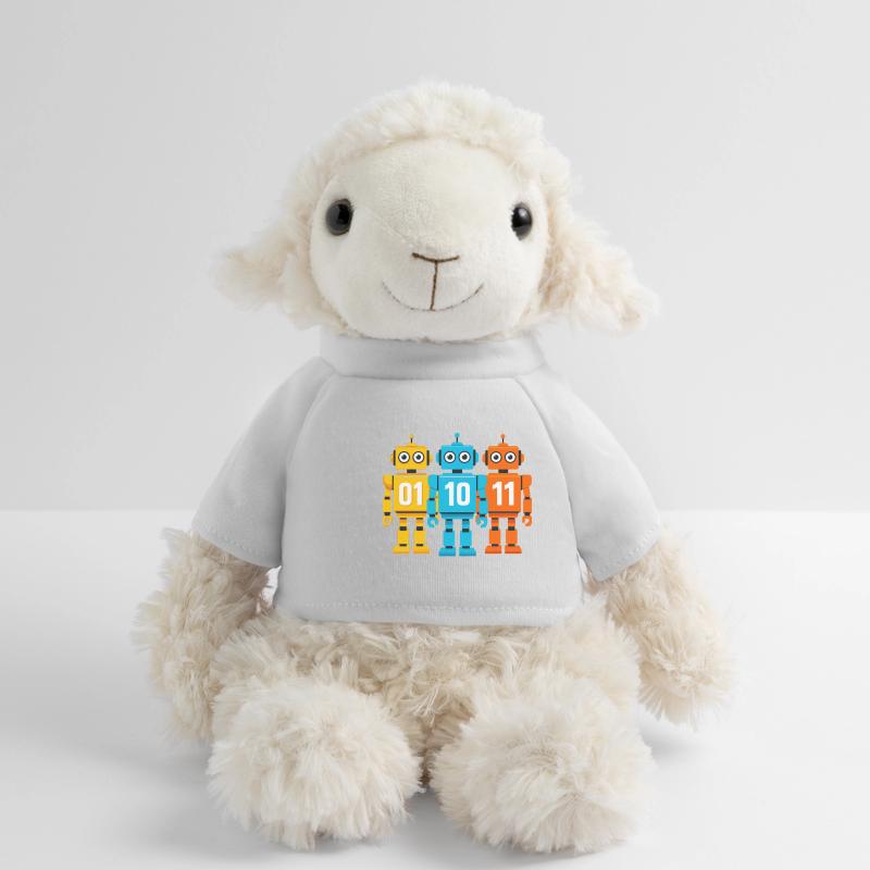 Robot 01 10 11 – Binary Sci-Fi Design MiniFeet® Sheep Annika