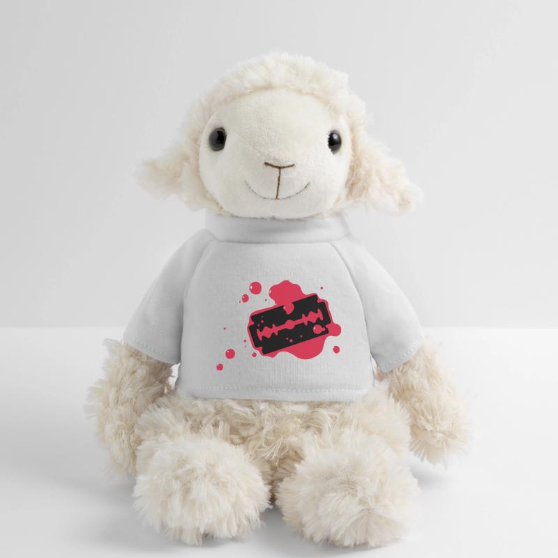 Rasierklinge mit Blut MiniFeet® Schaf Annika