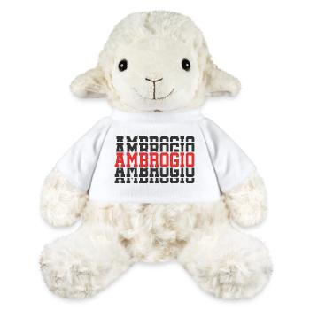 t-shirt Ambrogio gift t-shirt stacked text - MiniFeet® Sheep Annika - white - Front