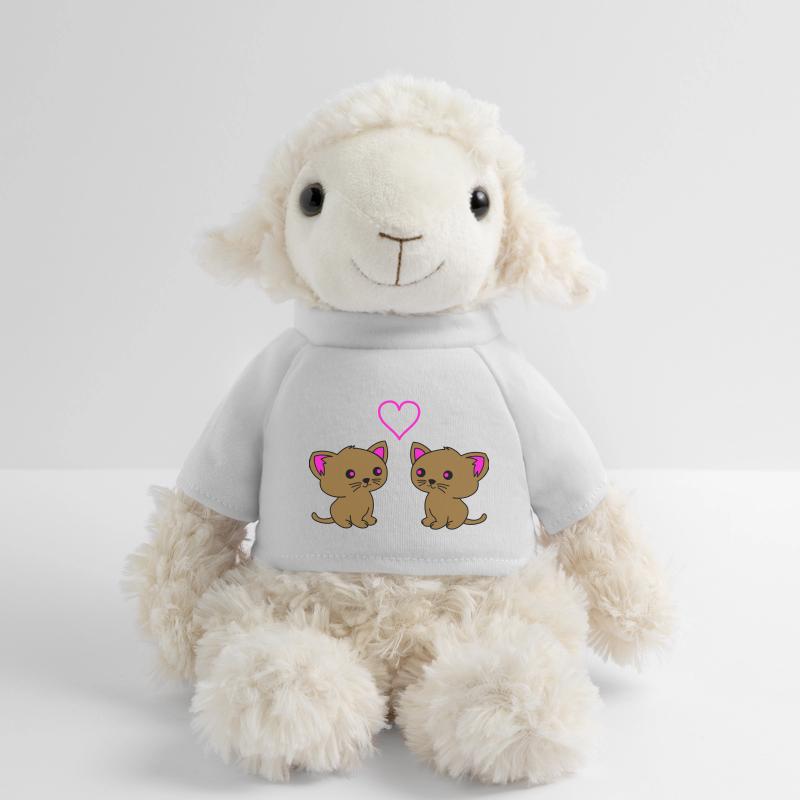 Les chats mignons adorent Mouton en peluche Annika MiniFeet®