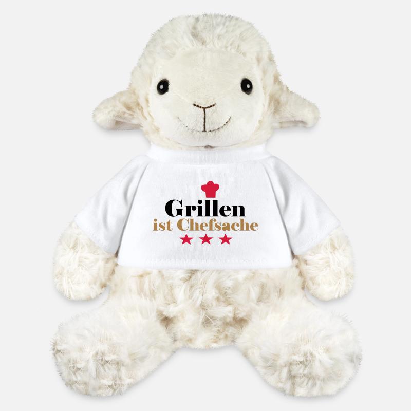 Barbecuing is a matter for the - MiniFeet® Sheep Annika - white