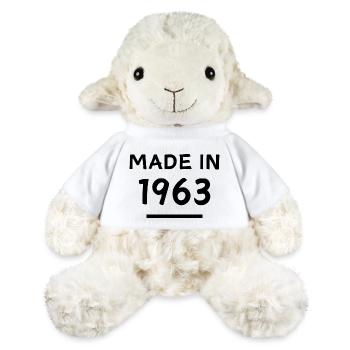 Made in 1963 - Year of birth / Birthday - MiniFeet® Sheep Annika - white - Front