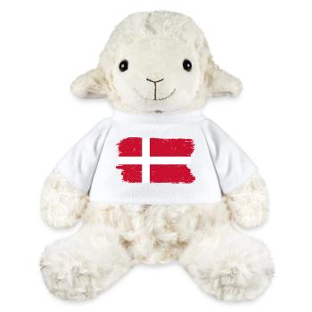 Distressed Danish Flag Brush - MiniFeet® Sheep Annika - white - Front