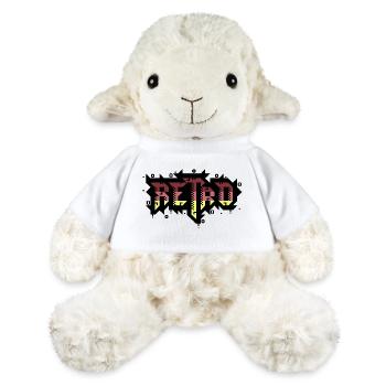 PETSCII Graffiti Retro - MiniFeet® Sheep Annika - white - Front