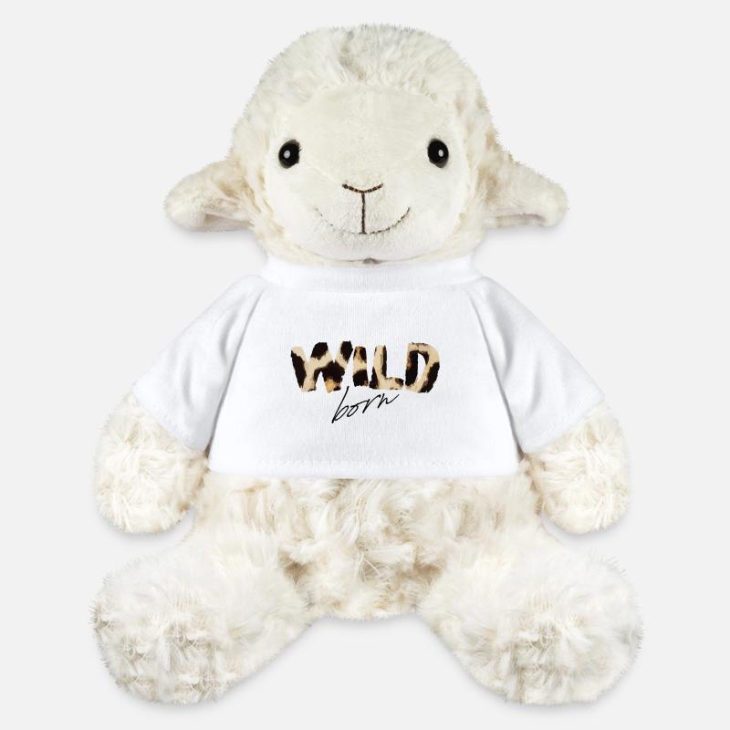 Wild Born Leopard Print - MiniFeet® Sheep Annika - white