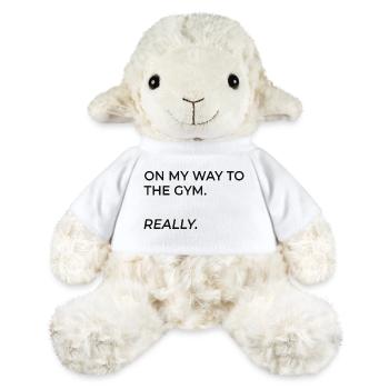 On the way to the gym. Really. - MiniFeet® Sheep Annika - white - Front