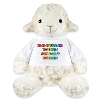 Les femmes autonomes soutiennent les femmes - Mouton en peluche Annika MiniFeet® - blanc - Devant