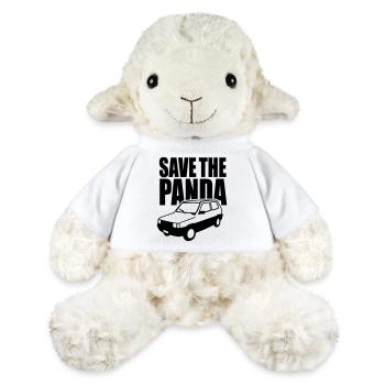 Enregistrez le panda - Mouton en peluche Annika MiniFeet® - blanc - Devant