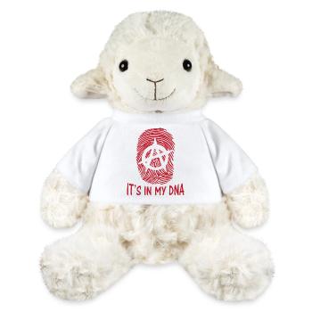 Aufkleber anarchy Symbol es in meinem DNA-Fingerabdruck - MiniFeet® Schaf Annika - Weiß - Vorne