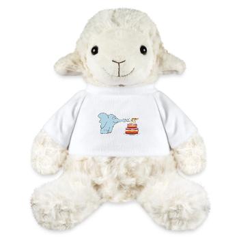 2nd birthday elephant child - MiniFeet® Sheep Annika - white - Front