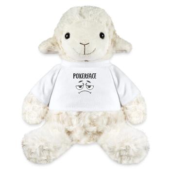 Poker Poker Players Gift Pokerface - MiniFeet® Sheep Annika - white - Front