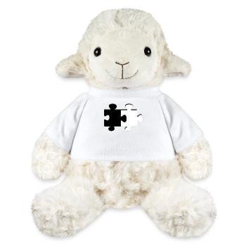Puzzle Black And White - MiniFeet® Sheep Annika - white - Front