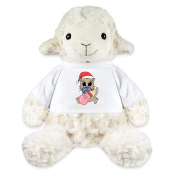 Baby Cat Christmas - MiniFeet® Sheep Annika - white - Front