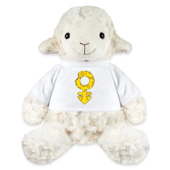 Symbol Männlichkeit und Weiblichkeit - MiniFeet® Schaf Annika - Weiß - Vorne
