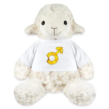 Männliches Geschlecht - Marssymbol - MiniFeet® Schaf Annika - Weiß - Vorne