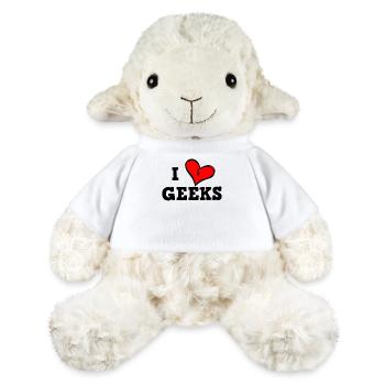 I love geeks - MiniFeet® Sheep Annika - white - Front