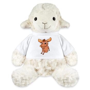 Family pregnancy - moose with baby - moose - MiniFeet® Sheep Annika - white - Front