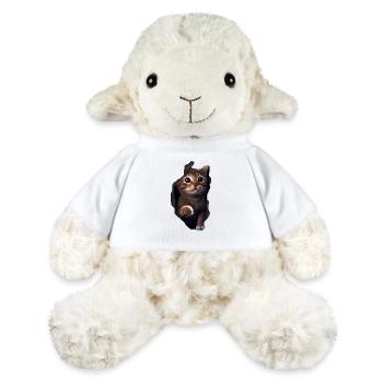 Chat mignon Chaton Craqué Chat Amants Chats Chats - Mouton en peluche Annika MiniFeet® - blanc - Devant