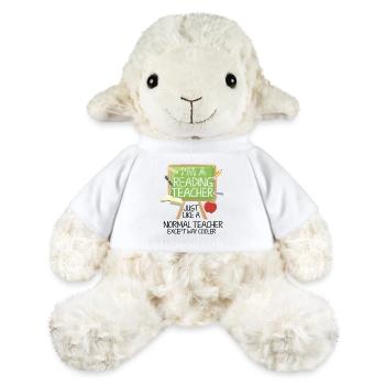 Professeur de lecture - Mouton en peluche Annika MiniFeet® - blanc - Devant