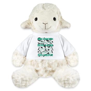 Mécanicien humour citation mécano garagiste auto - Mouton en peluche Annika MiniFeet® - blanc - Devant