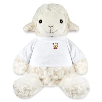 Cochon doux Kawaii rire de cochon domestique - Mouton en peluche Annika MiniFeet® - blanc - Devant