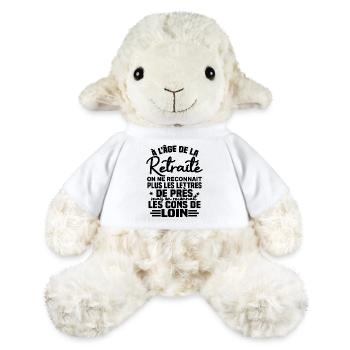 à l âge de la retraité - Mouton en peluche Annika MiniFeet® - blanc - Devant
