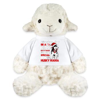 Maman husky - Mouton en peluche Annika MiniFeet® - blanc - Devant