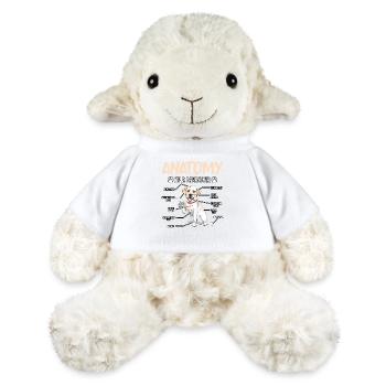 Anatomie du Labrador - Mouton en peluche Annika MiniFeet® - blanc - Devant