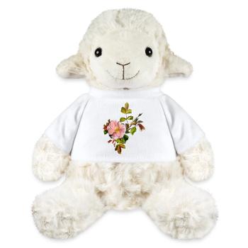 Delicate Pink Rose Blossom - MiniFeet® Sheep Annika - white - Front