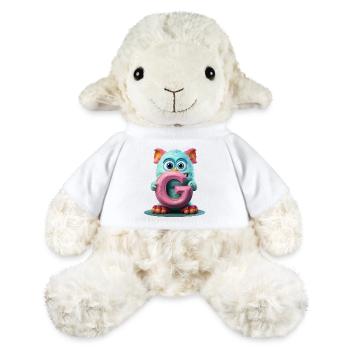 Pastel Monster with Enchanted G - MiniFeet® Sheep Annika - white - Front