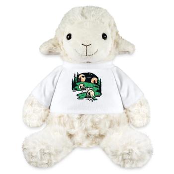 Landschaft des Ländlicher Horror - MiniFeet® Schaf Annika - Weiß - Vorne