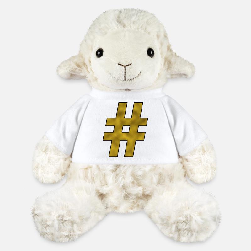 Hashtag Gold - MiniFeet® Sheep Annika - white
