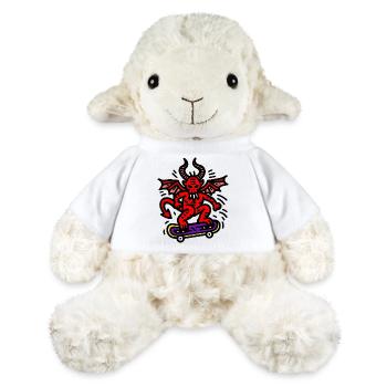 Devil Skateboard - MiniFeet® Sheep Annika - white - Front
