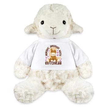 Poulain mignon câpres - Mouton en peluche Annika MiniFeet® - blanc - Devant