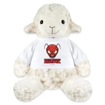 Shut up work, hardworking worker ant - MiniFeet® Sheep Annika - white - Front