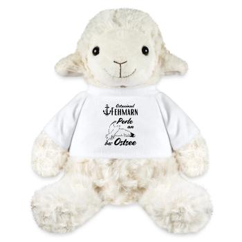Fehmarn, île de la mer Baltique et perle de la mer Baltique - Mouton en peluche Annika MiniFeet® - blanc - Devant