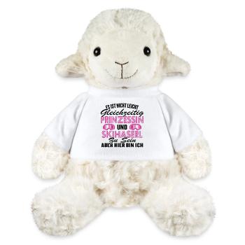 Prinzessin und Skihaserl - MiniFeet® Schaf Annika - Weiß - Vorne