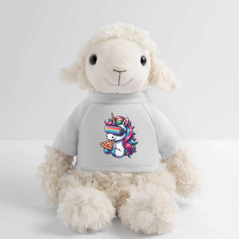 Einhorn VR Virtual Reality Regenbogen Pizza MiniFeet® Schaf Annika