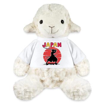 Japon - Mouton en peluche Annika MiniFeet® - blanc - Devant
