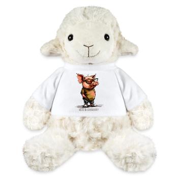 Entspanntes Souveränes Schwein - MiniFeet® Schaf Annika - Weiß - Vorne