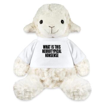 What is this Neurotypical Nonsense Funny Quote - MiniFeet® Sheep Annika - white - Front