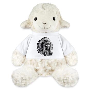 Amérindien Peau rouge d’Amérique - Mouton en peluche Annika MiniFeet® - blanc - Devant