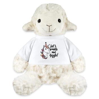 Einhorn Partyhut - Lass uns funkeln und kichern! Kunst - MiniFeet® Schaf Annika - Weiß - Vorne