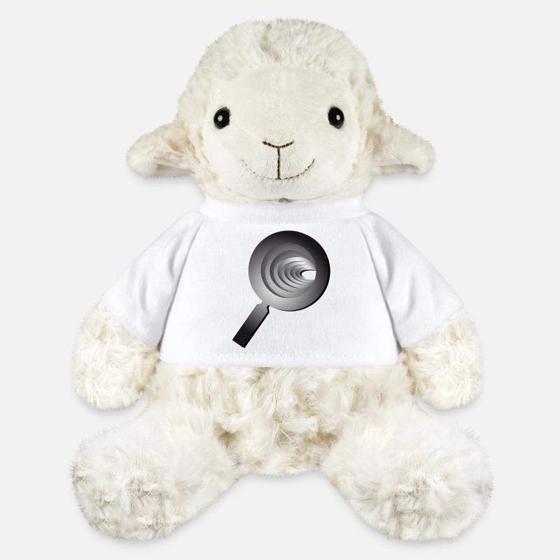 3D magnifying glass - Magnifier - MiniFeet® Sheep Annika - white