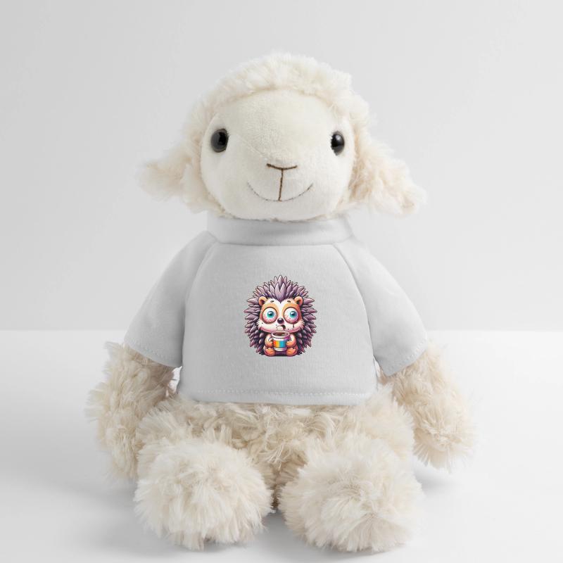 Hérisson avec café Coffee Caffeine Shock Mouton en peluche Annika MiniFeet®
